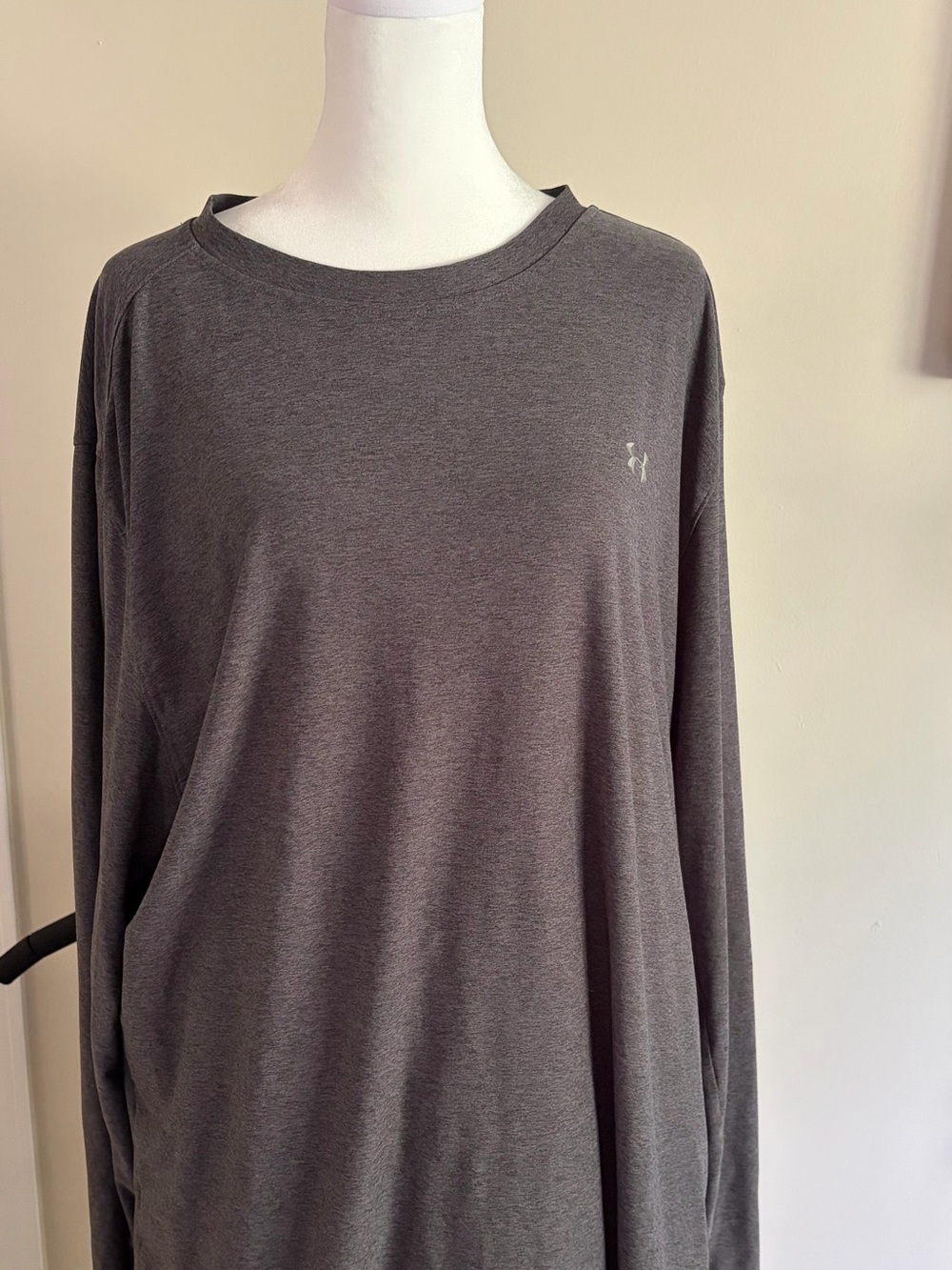 Hurley Men's Long Sleeve Crewneck Shirt - Charcoal Gray